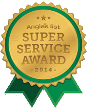 Roofing Experts on Angies List Super Service Award!